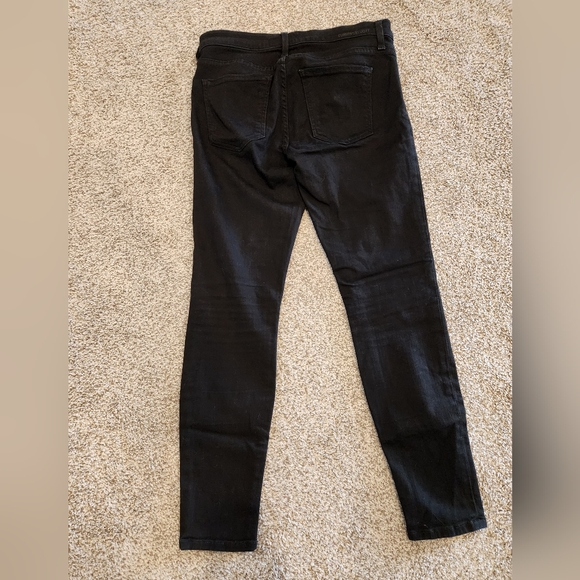 Current/Elliott The Stiletto Skinny Jeans in Jet Black - Picture 2 of 9